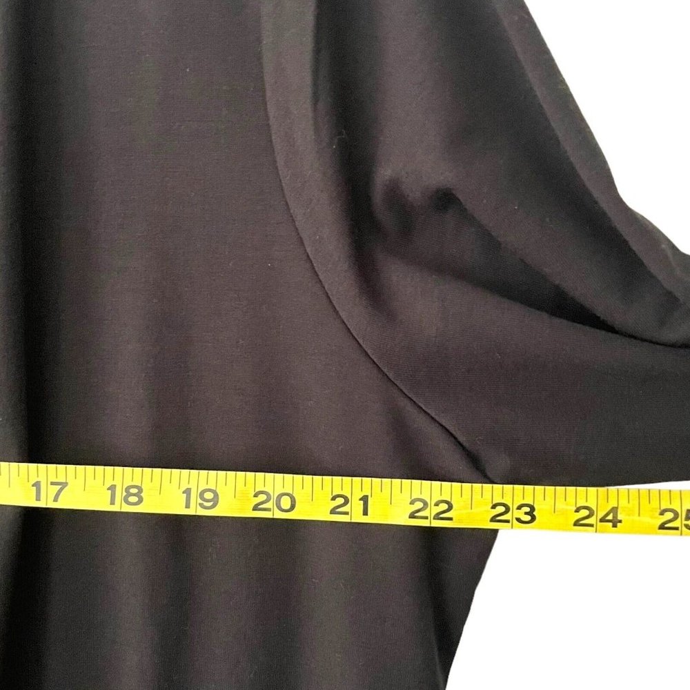 Calvin Klein Black Stretch Top Coat PXL Work Wear - Picture 5 of 7